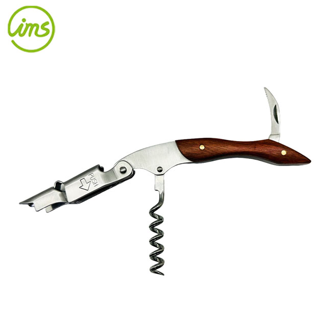 3 IN 1 Corkscrew Rosewood Handle